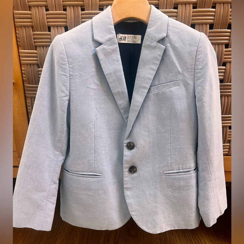 H&M Sky Blue Formal Blazer